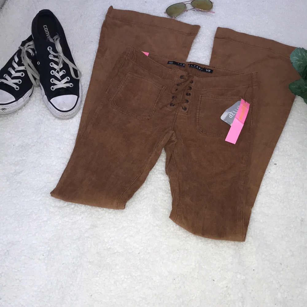 COPY - Chestnut flare jeans.
